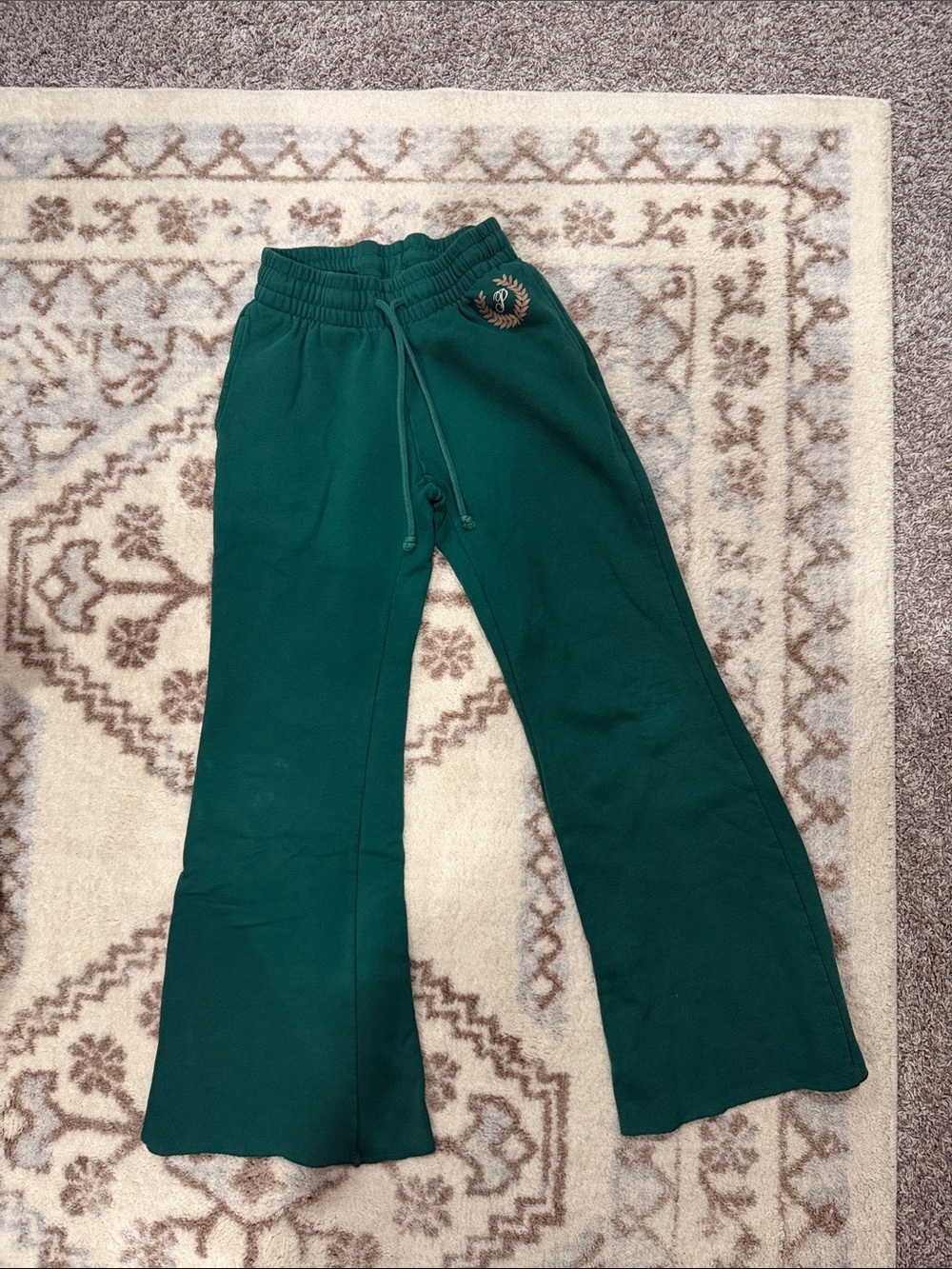 VS PINK Wide-Leg Sweatpants with Drawstring